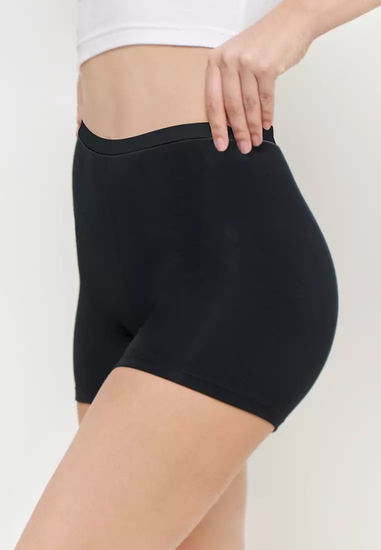 Sorella Safety Panty Long Leg N20-73268 - Black