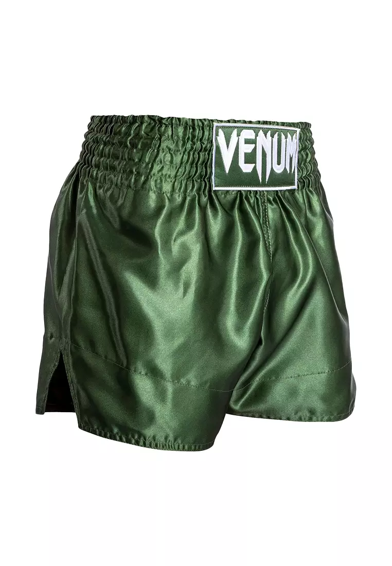 Venum Classic Muay Thai Shorts - Khaki/White