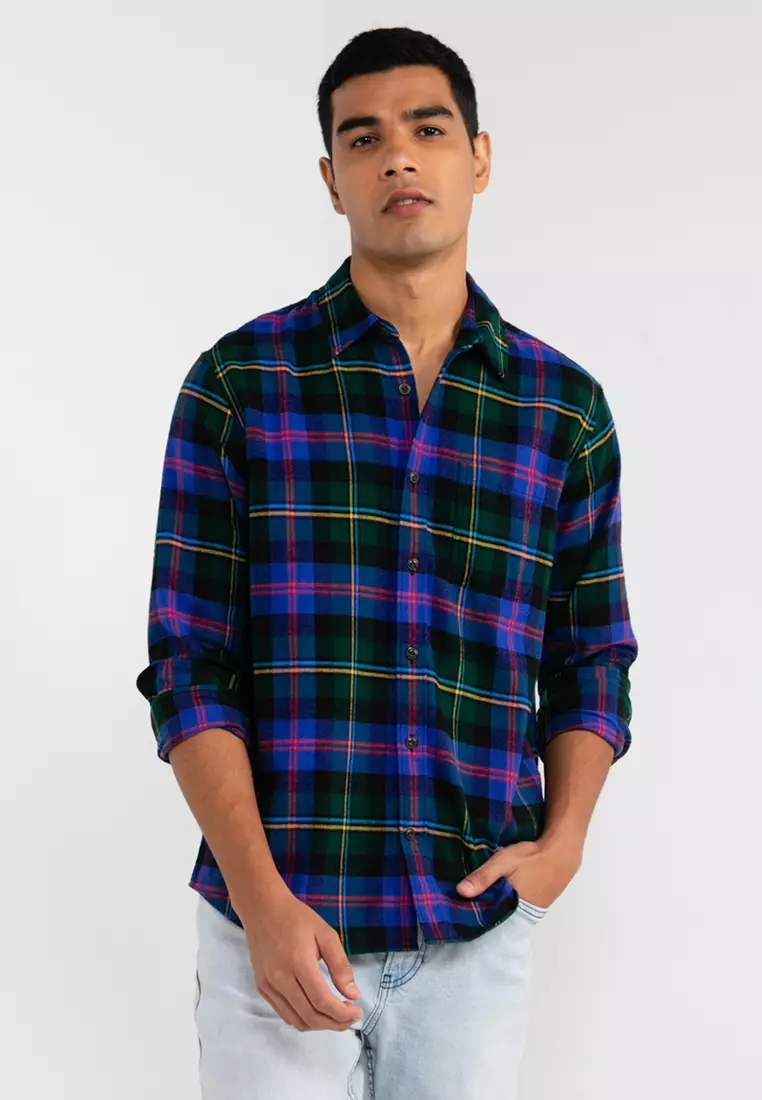 Checkered on sale dress shirt