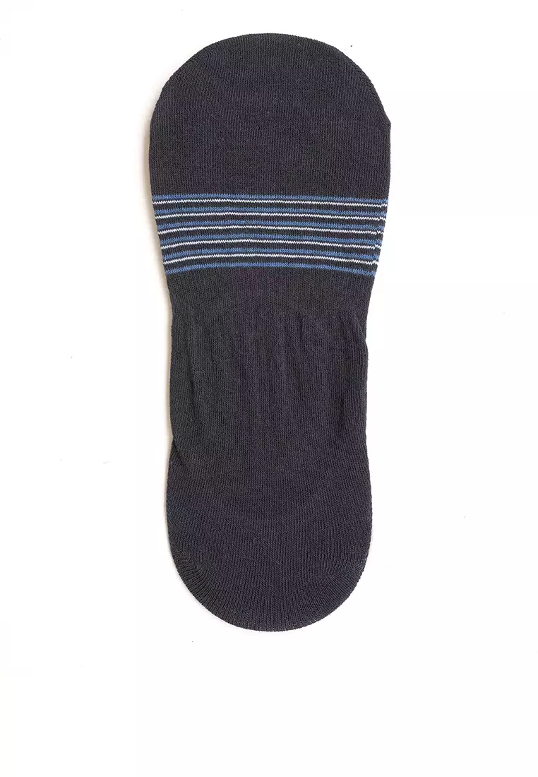 Crocodile SOCK CFCM 0002 Blue - Kaos Kaki Invisible Pria Men Socks
