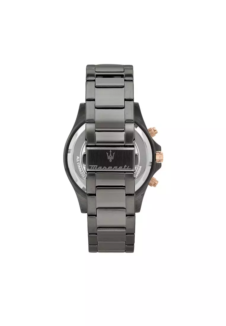 【2年保養】瑪莎拉蒂 Sfida 鋼款 計時腕錶 R8873640001