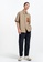 URBAN REVIVO 米褐色 Patch Pocket Short Sleeves Shirt 3AC4DAA8137D76GS_5