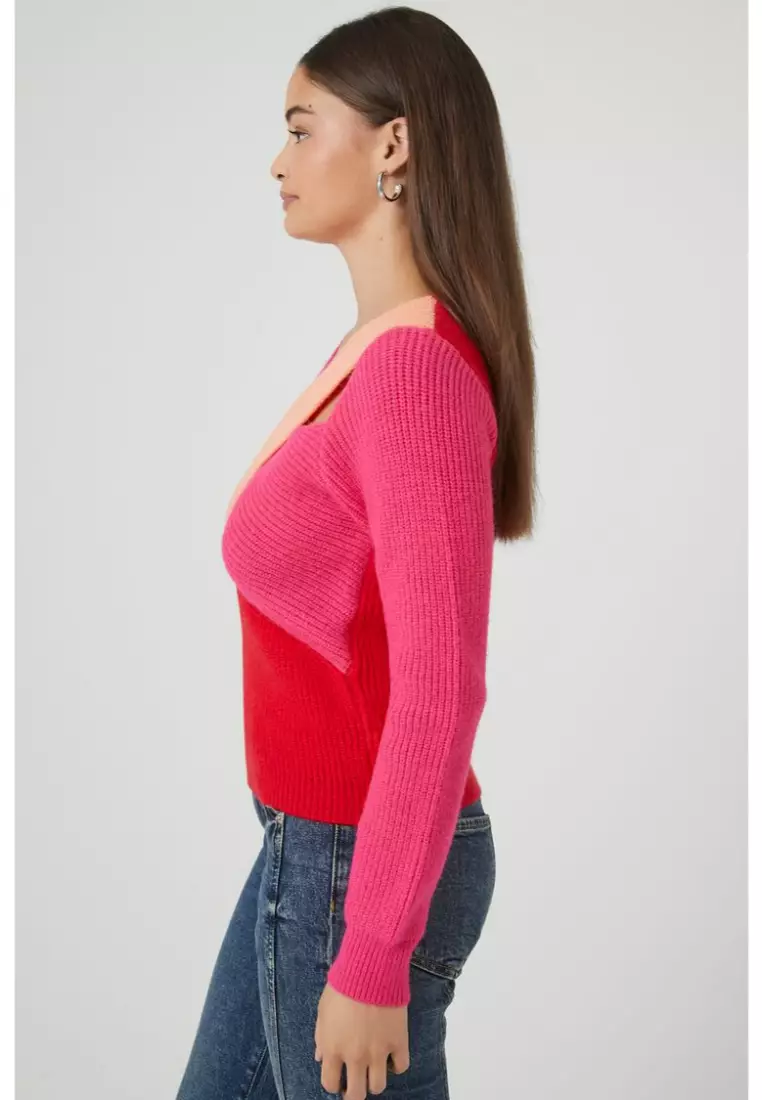 Forever 21 2025 colorblock sweater