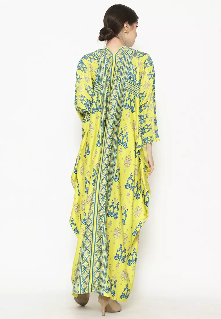 Kanzi Exclusive Long Sleeve Songket Kaftan