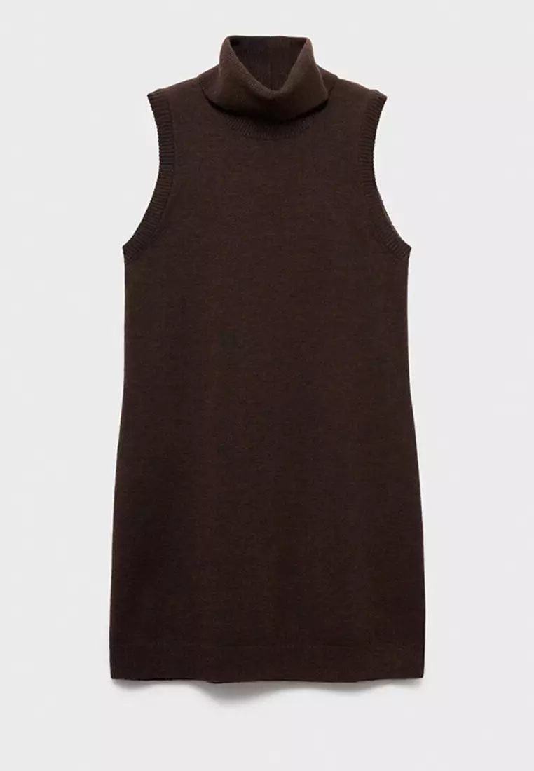 Knitted Turtleneck Dress