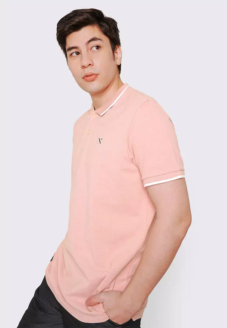 Polo Pique With Contrast Trim