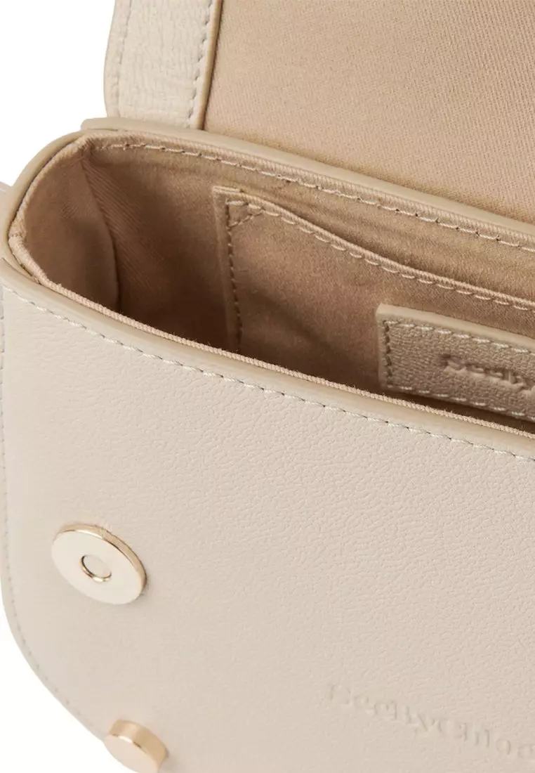 Small Mara Crossbody Bag in Cement Beige