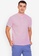 ZALORA BASICS pink Contrast Trim Zip Polo Shirt 750FAAA29374B0GS_1