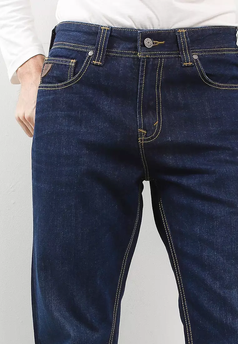 Basic Straight Fit Denim Pants BFS2301B