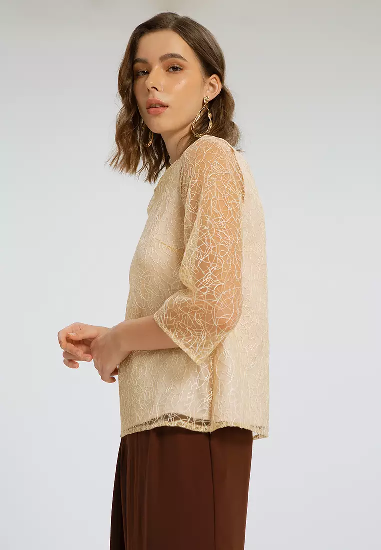 Plate Tunic Pale Sunset