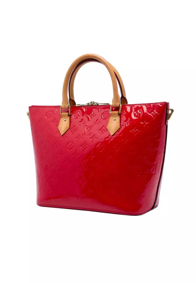 Louis Vuitton Monogram Vernis Montebello MM, Red