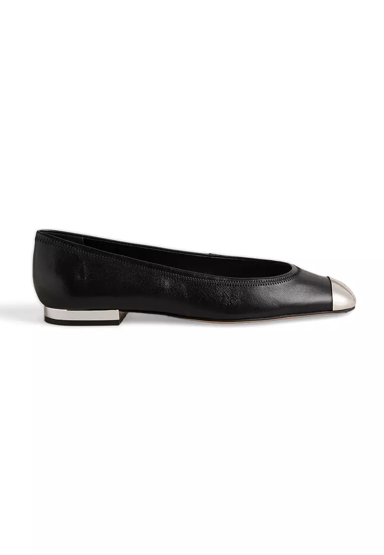 Ted baker ballerina shoes black shop
