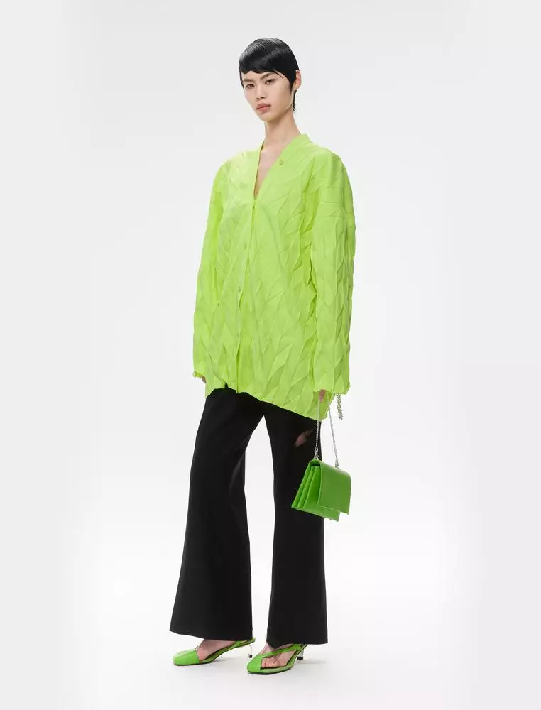 Mid-length open-cardigan