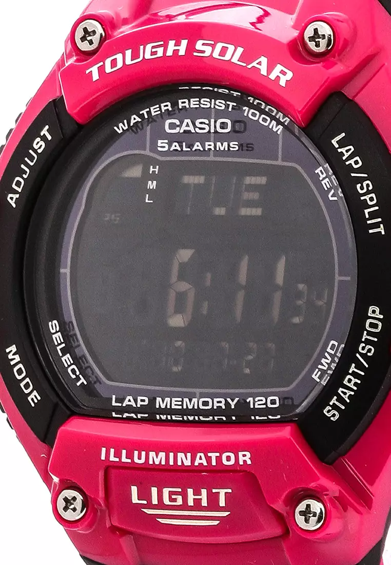 Solar Digital Watch W-S220C-4BVDF