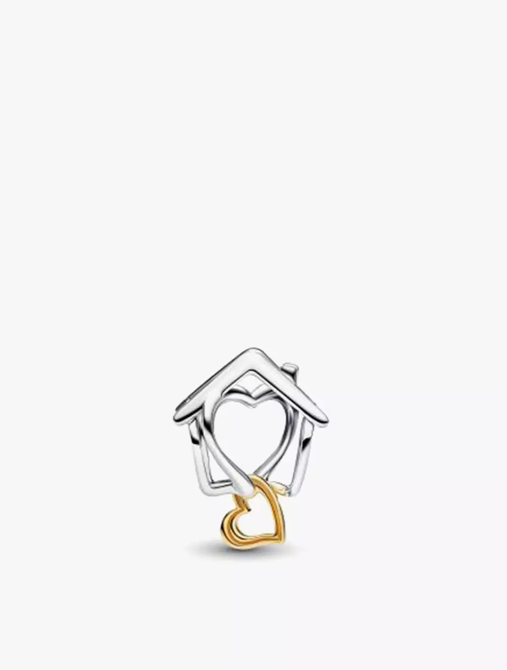 Home Sterling Silver and 14k Gold-Plated Charm