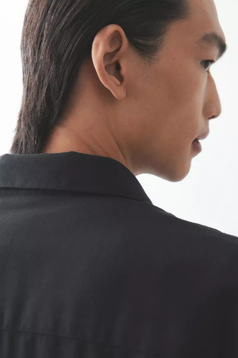 Regular Fit Lyocell-blend shirt