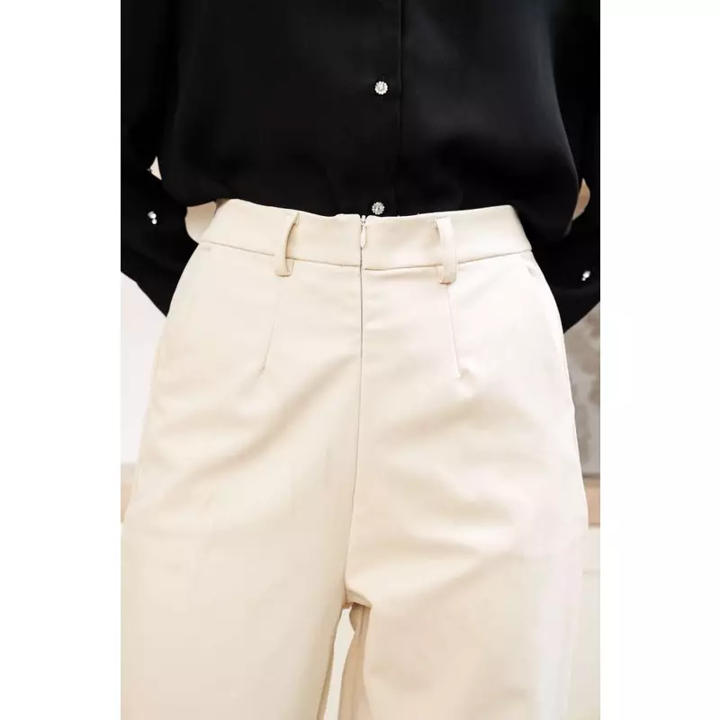 Klamby - Ivy Ankle Pants Egg Shell