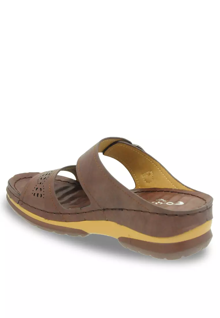 Louis Cupper Double Strap Sandals