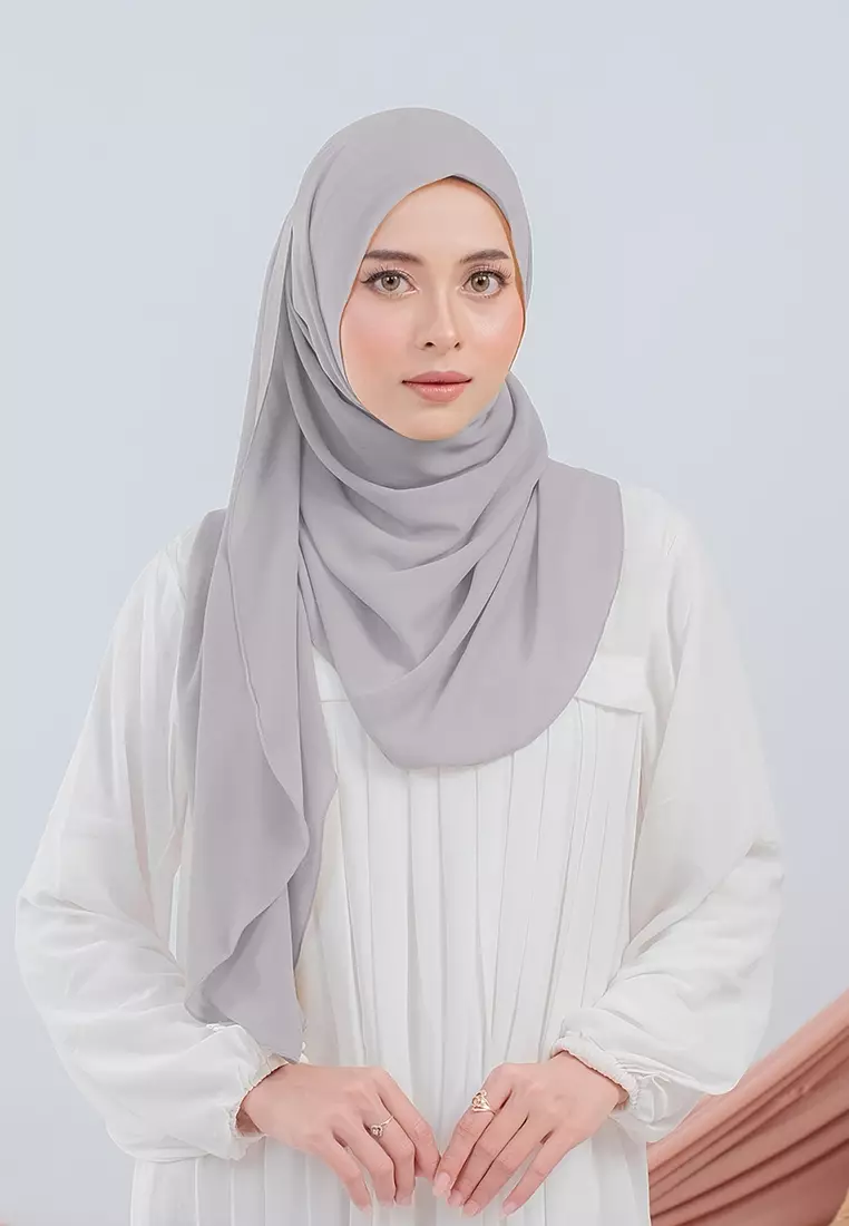 HIJAB INSTAN SABIYA - GREY