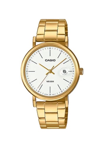 CASIO gold Casio Small Analog Fashion Watch (LTP-E175G-7E) 4D550AC67B3684GS_1