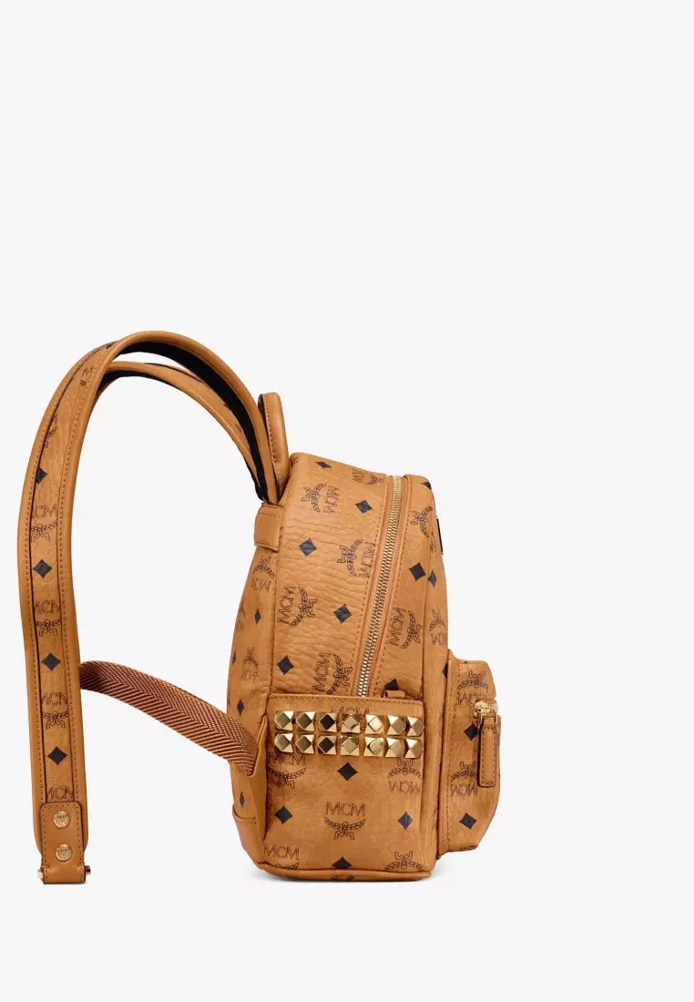 Mcm backpack clearance front studs