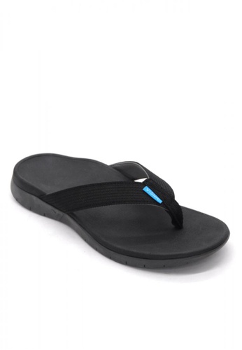 Vionic black Sandals Toe Post Men's Tide E7088SH1E13ECEGS_1