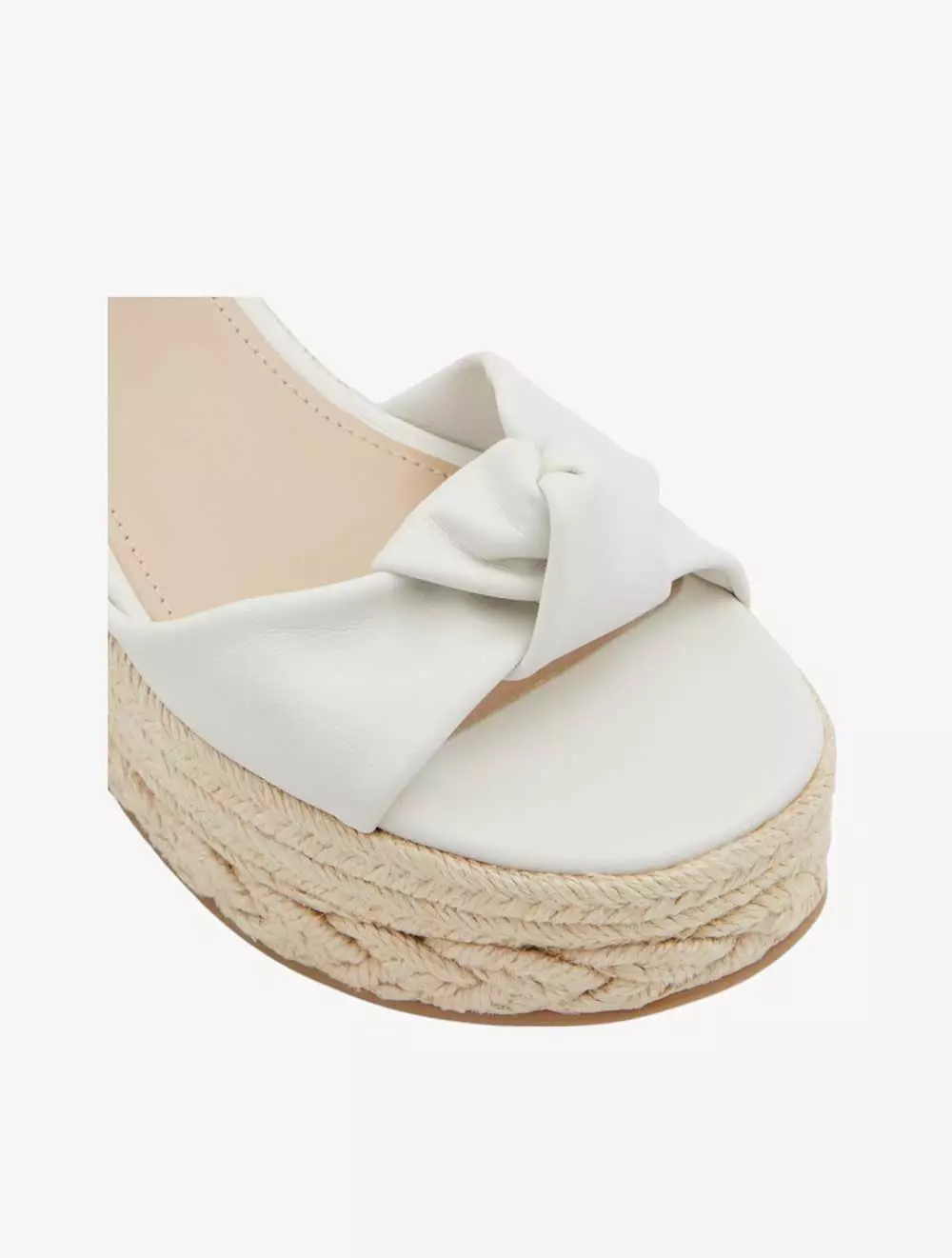 ALDO ANNAMARIE WEDGE SANDALS - WHITE