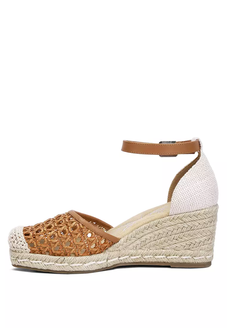 Tan Wedge Heel Espradilles