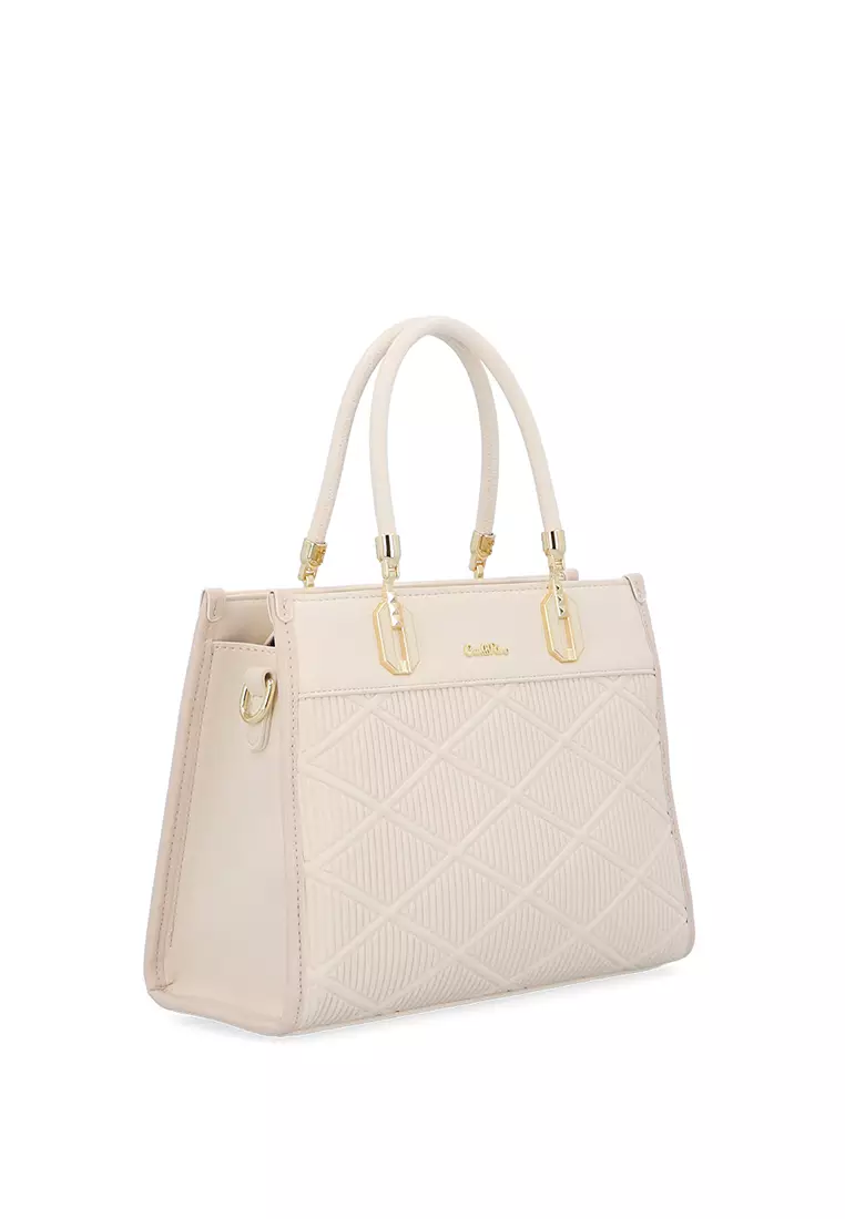 Catty-eyed Jane Top Handle - Beige