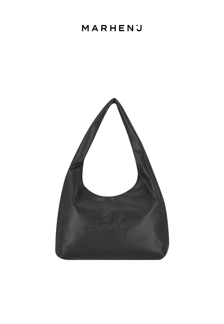MILAN Vegan Leather Shoulder Bag Black