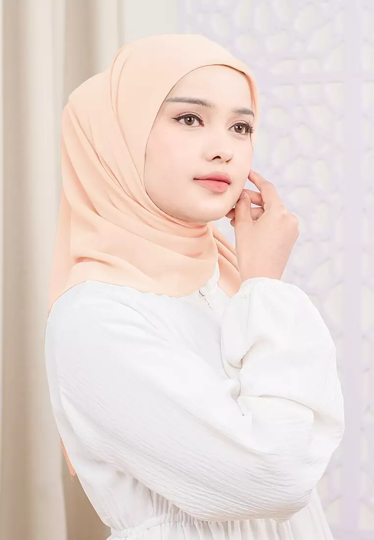 HIJAB INSTAN VIERA-LIGHT PEACH