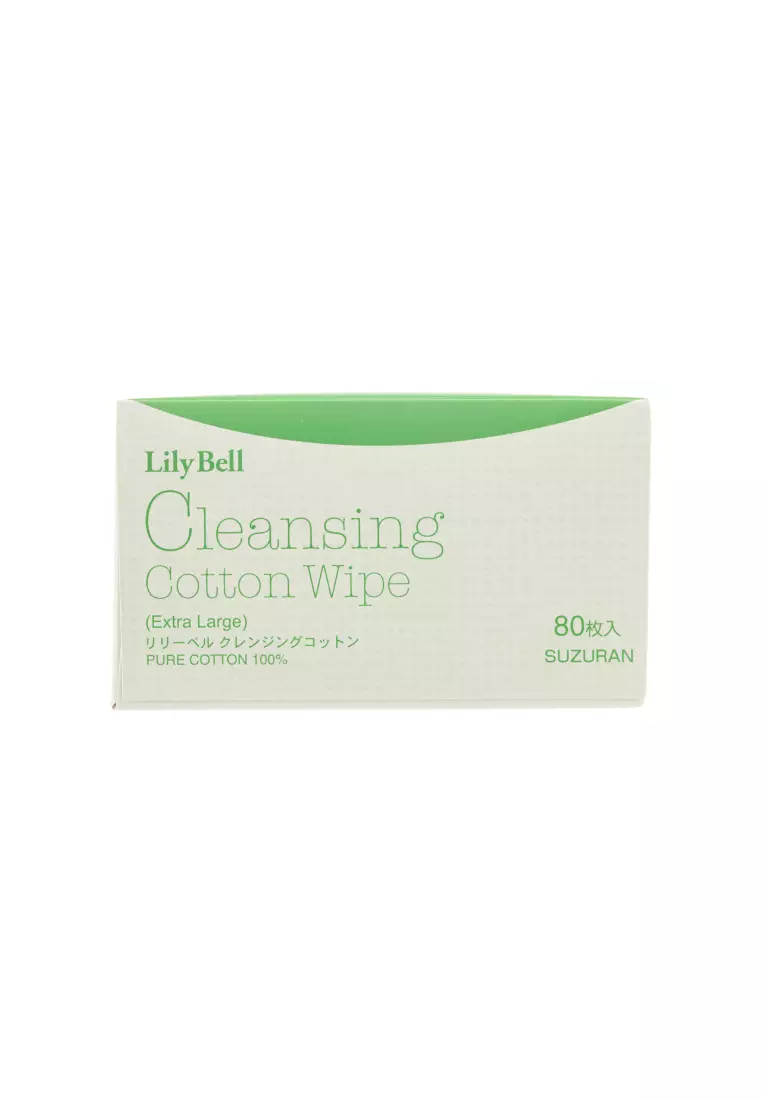 SUZURAN Cleansing Cotton Wipe (Extra Large) 80piece
