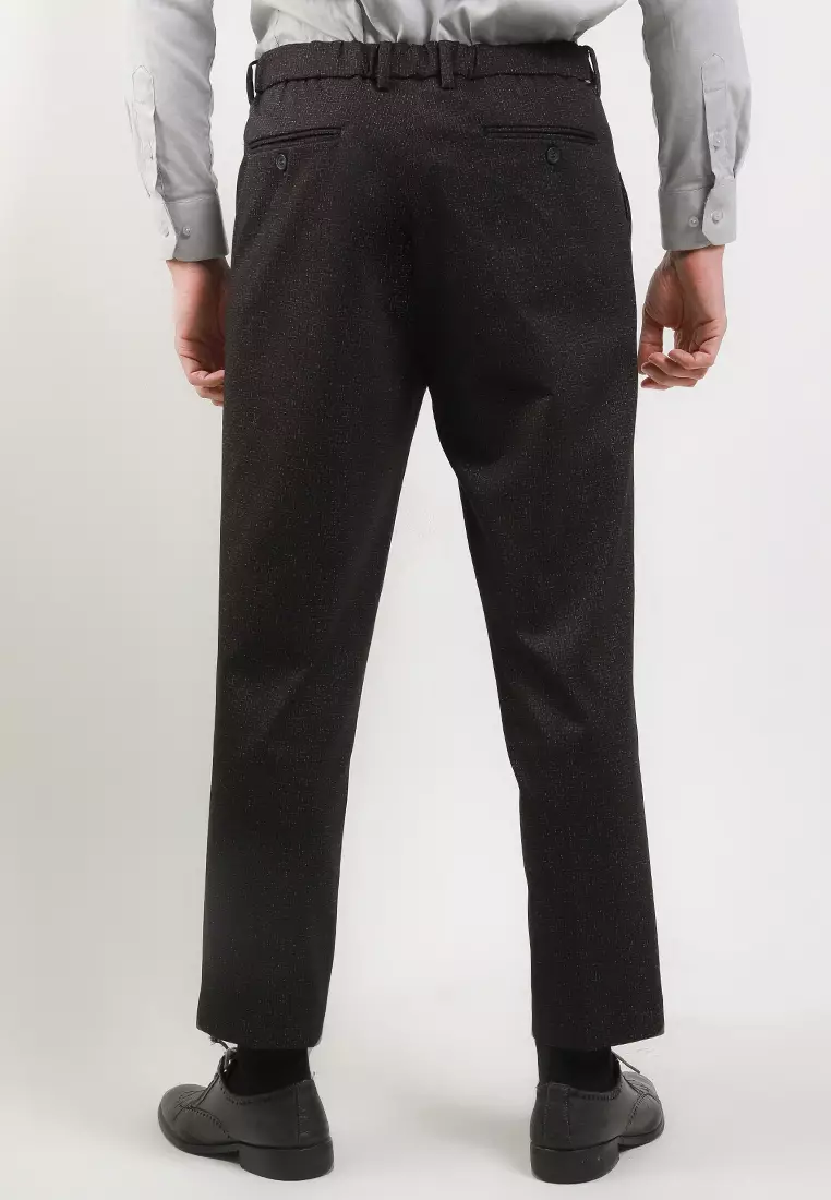 CCF Ankle Drawstring Pants J08- Ban Karet