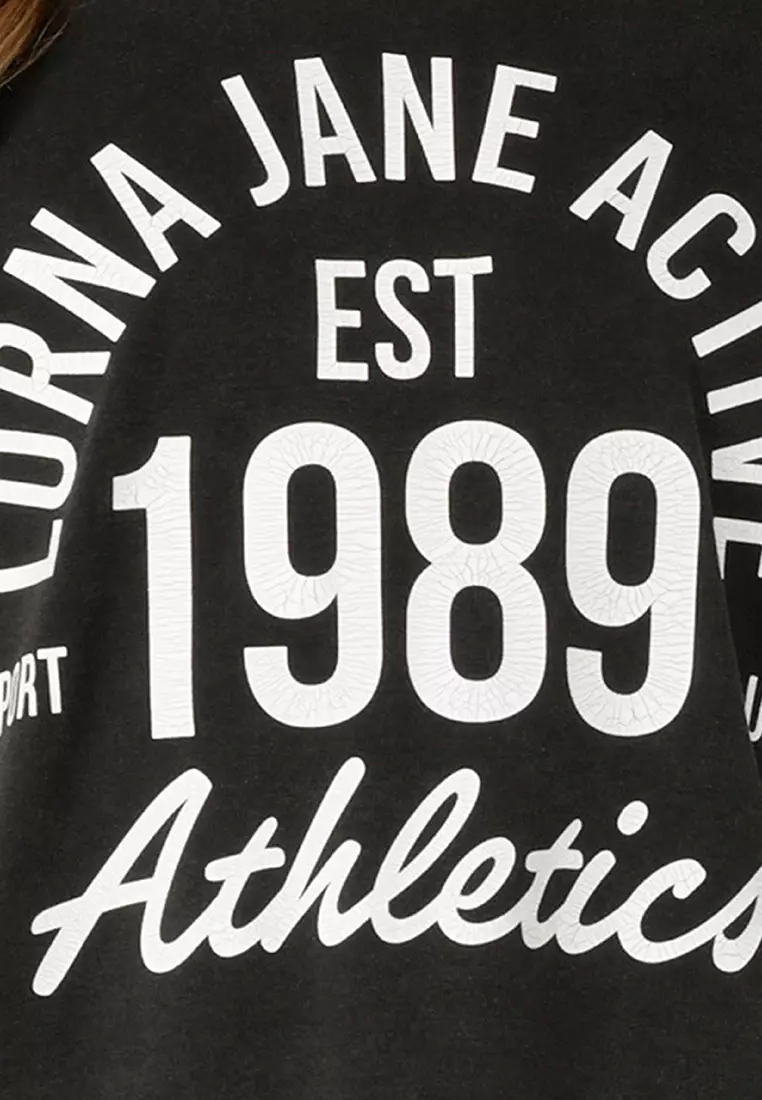 Sport Club Washed Boyfriend T-Shirt