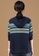 A-IN GIRLS navy Striped Colorblock Hooded Knitted Jacket 93B24AAB431B75GS_3