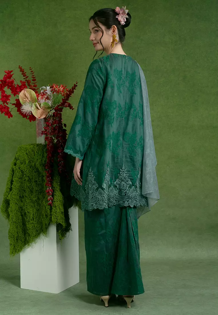 Marina Kurung Labuh Set with Selendang