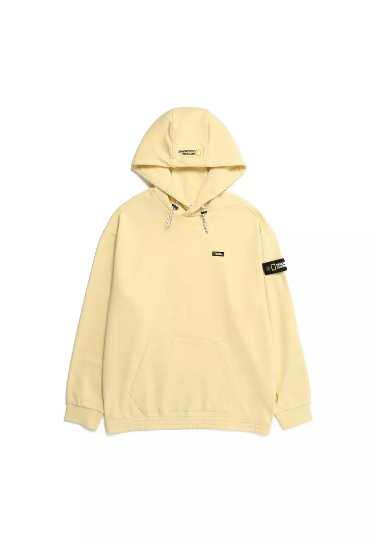National Geographic Unisex Kangaroo Pocket Semi Overfit