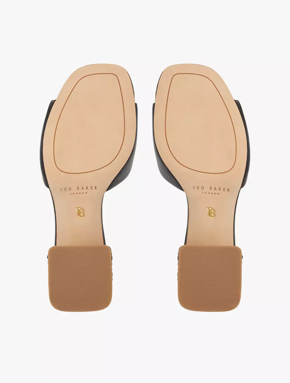 CHLOOE Mid Block Heel Sandal - Black