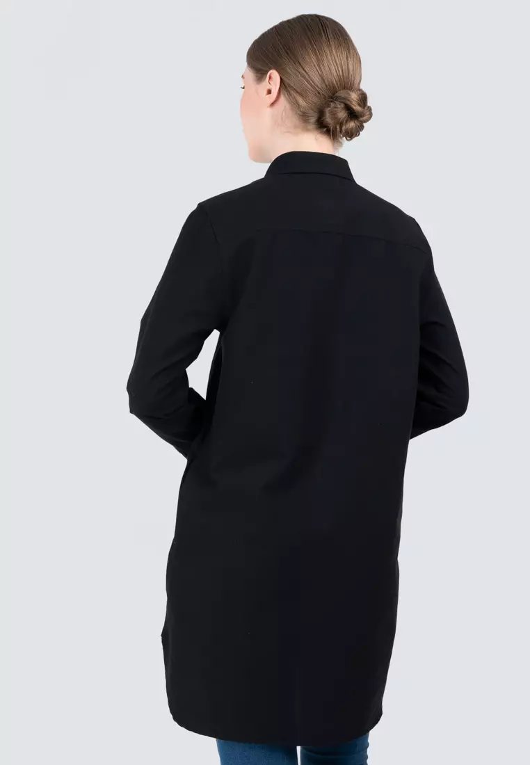 Polo Haus - Women’s Oxford Long Sleeve Shirt Dress WBSDE001