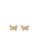 ZITIQUE gold Women's Sweet Diamond Embedded Butterfly Earrings - Gold 592FCACB8B934FGS_1