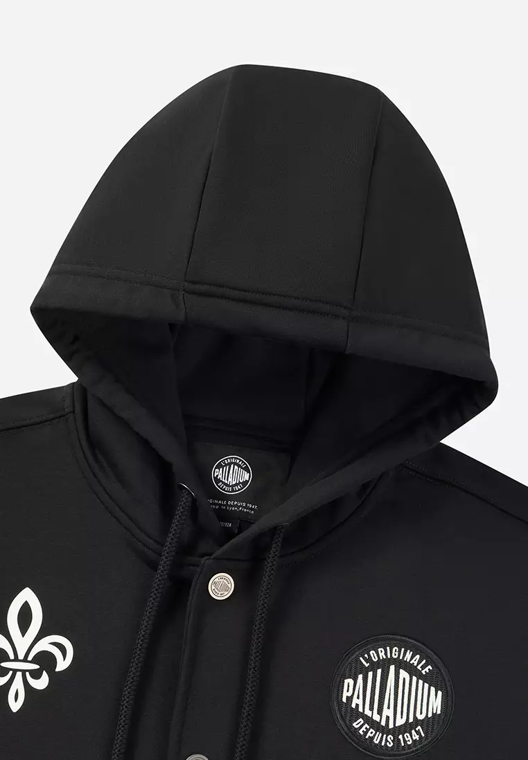 MEN'S TENNIS CLUB LOGO HOODED JACKET