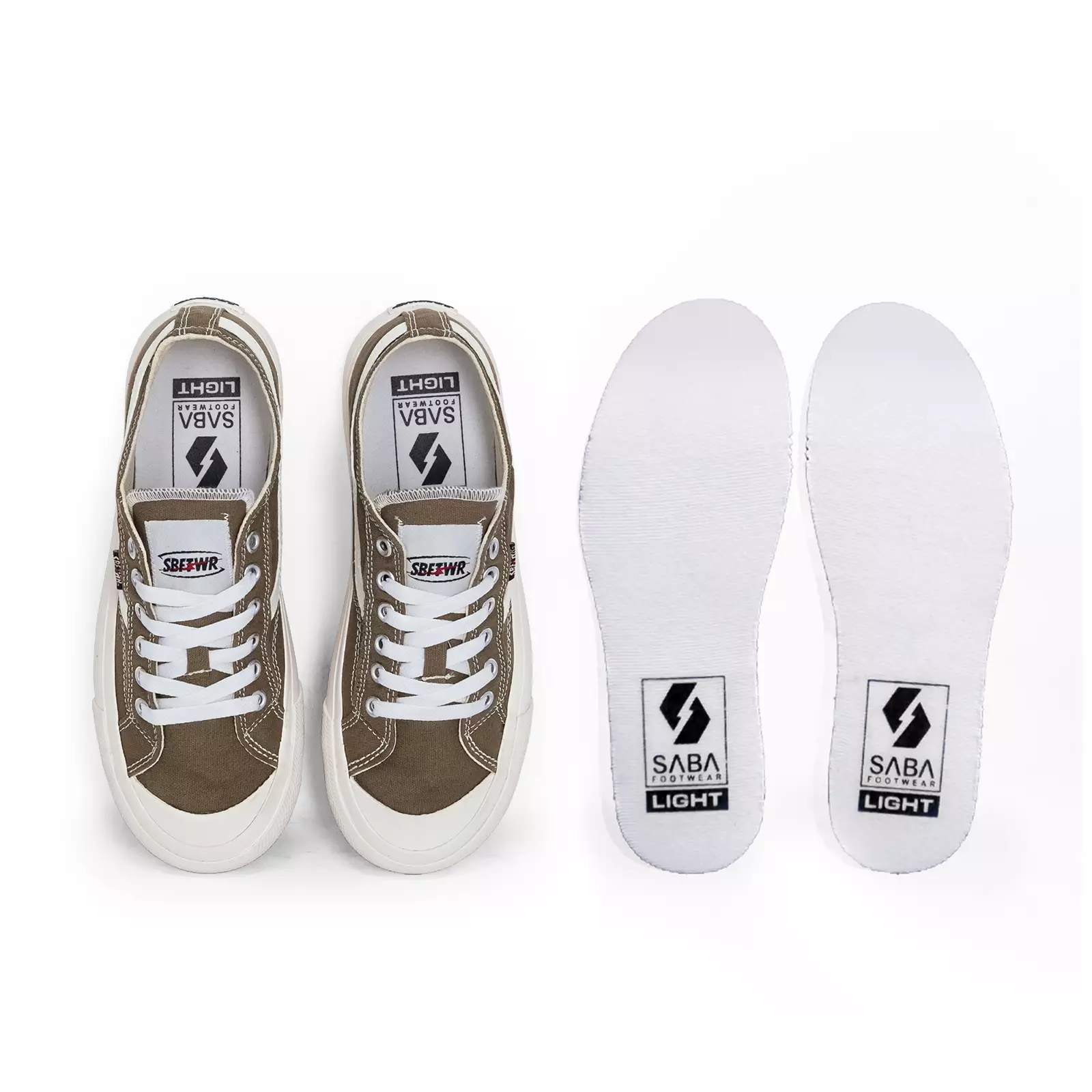 SABA Veloz Brown - Sepatu Casual Pria Wanita