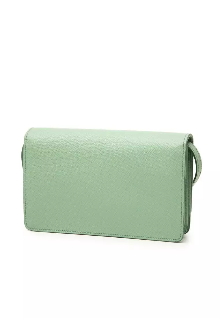 Pre-Loved Prada Saffiano Wallet On Strap