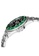 Gevril silver Gevril Men's Wall Street black Dial Green Bezel Stainless Steel Bracelet 233BDAC9349691GS_2