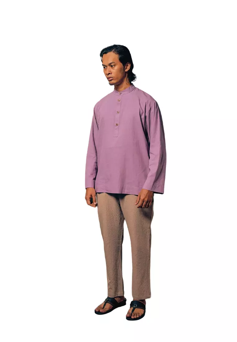 UMMA Bentara Kurta Bakawali Raya 2024 in Lilac