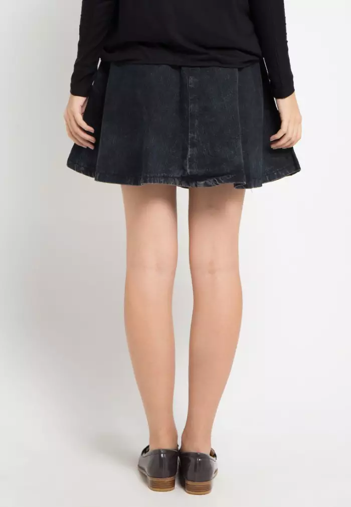 Rok Mini Denim Logo Black