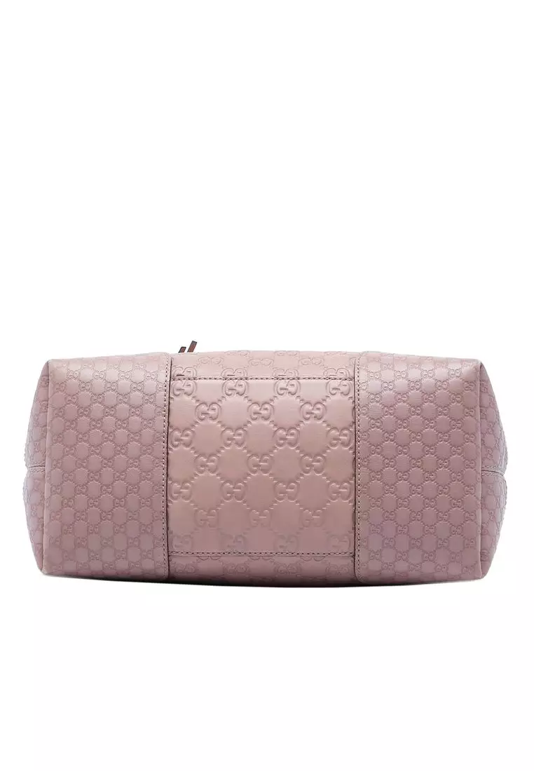 Pre-Loved Gucci Medium Guccissima Bree Fold Over Tote