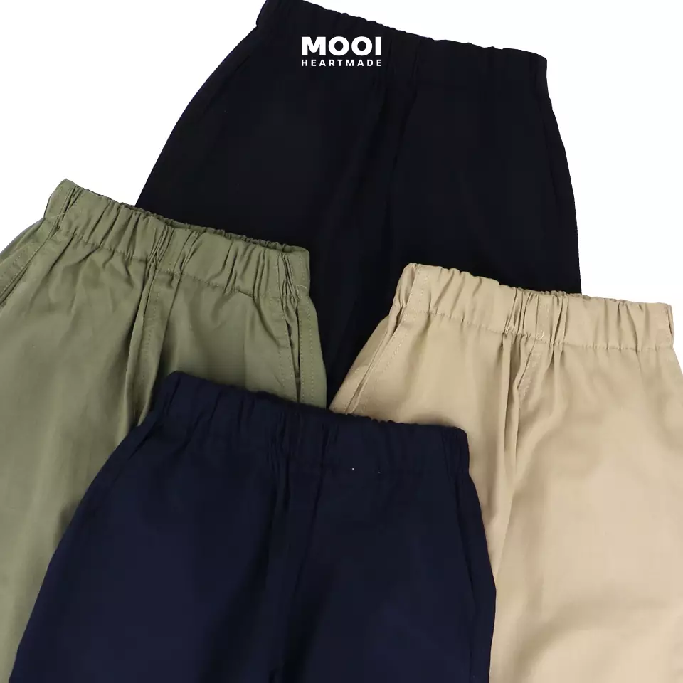 Mooi Celana Panjang Chinos Anak Deo Basic Pants - Army Green