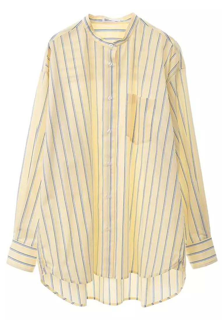 Craft Standard Boutique - Hayato Band Collar Shirt