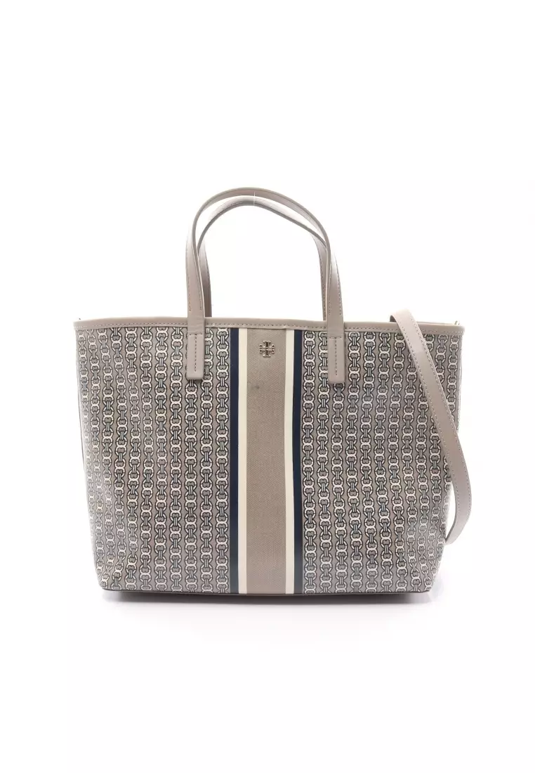 Tory burch gemini outlet link leather tote